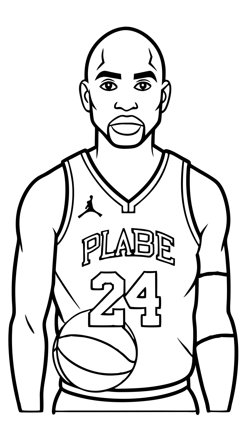 coloring pages of kobe bryant